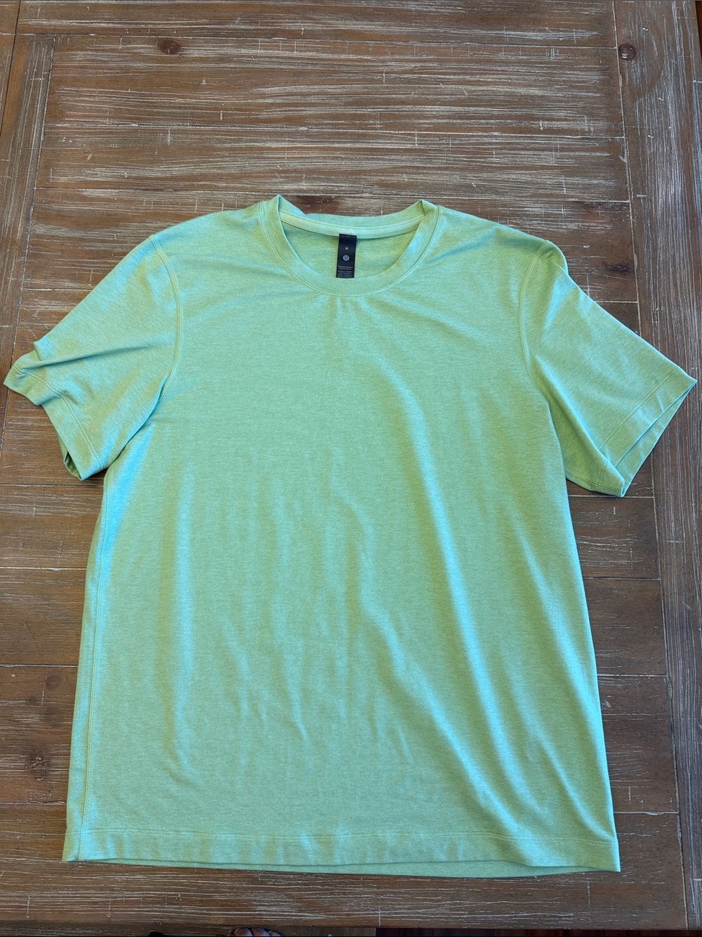 Lululemon Soft Jersey Short-Sleeve Shirt Heathered Kale Krush/Heathered Herbal